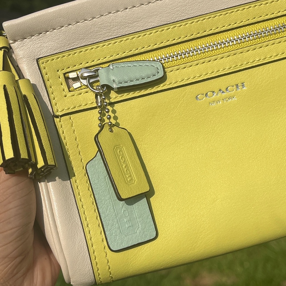 Coach Legacy Colorblock Clutch - Picture 2 of 6